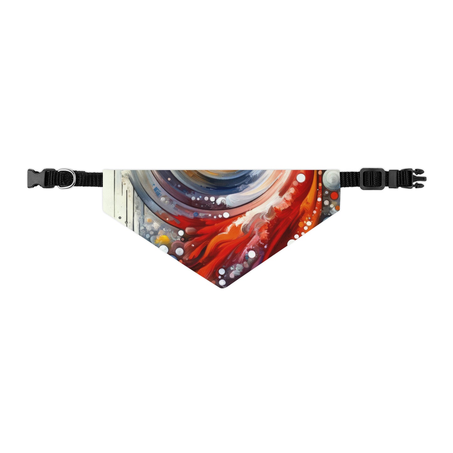 Harmonic Swirl Elegance Pet Bandana Collar
