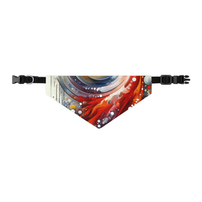 Harmonic Swirl Elegance Pet Bandana Collar
