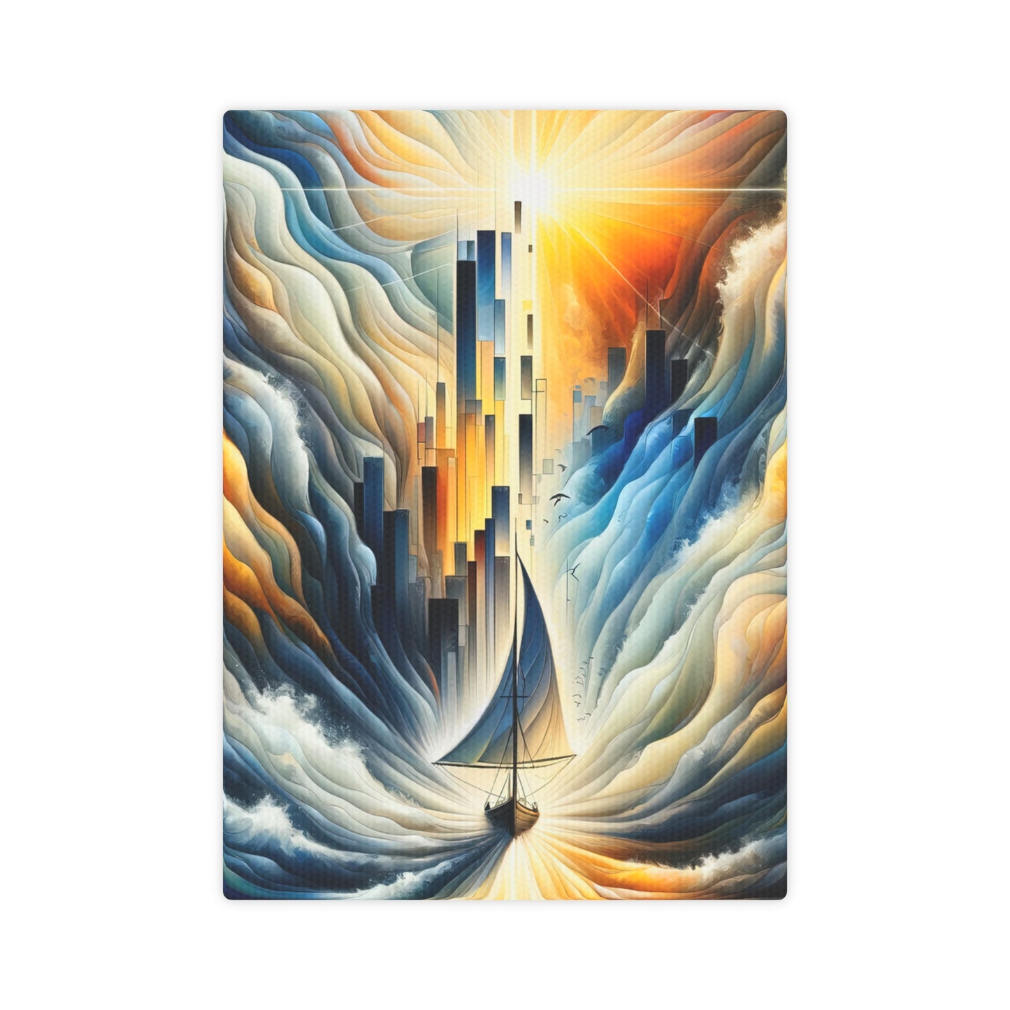 Beacon Sail Change Canvas Photo Tile