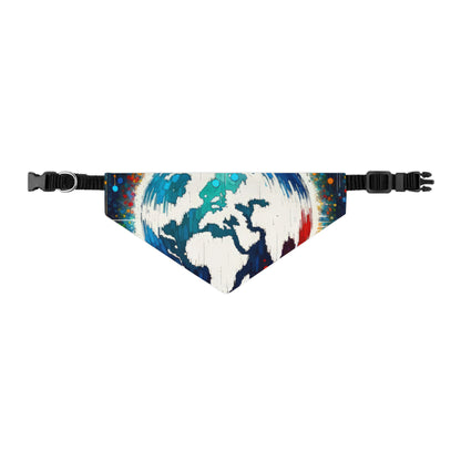 Heartbeats Synchronizing Peace Pet Bandana Collar