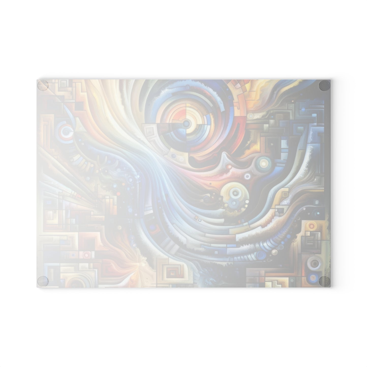 Awakening Spiral Empowerment Glass Cutting Board