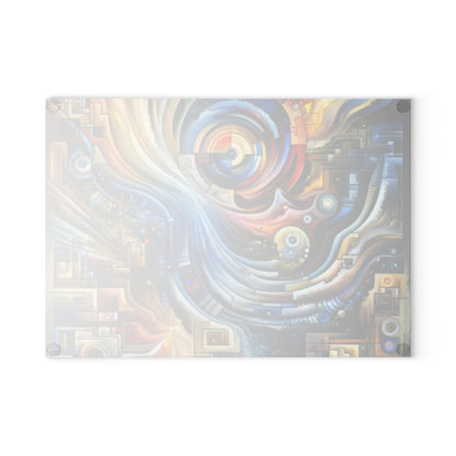 Awakening Spiral Empowerment Glass Cutting Board