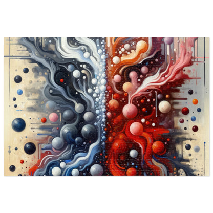 Symbiotic Exchange Abstract Jigsaw Puzzle (30, 110, 252, 500,1000-Piece)