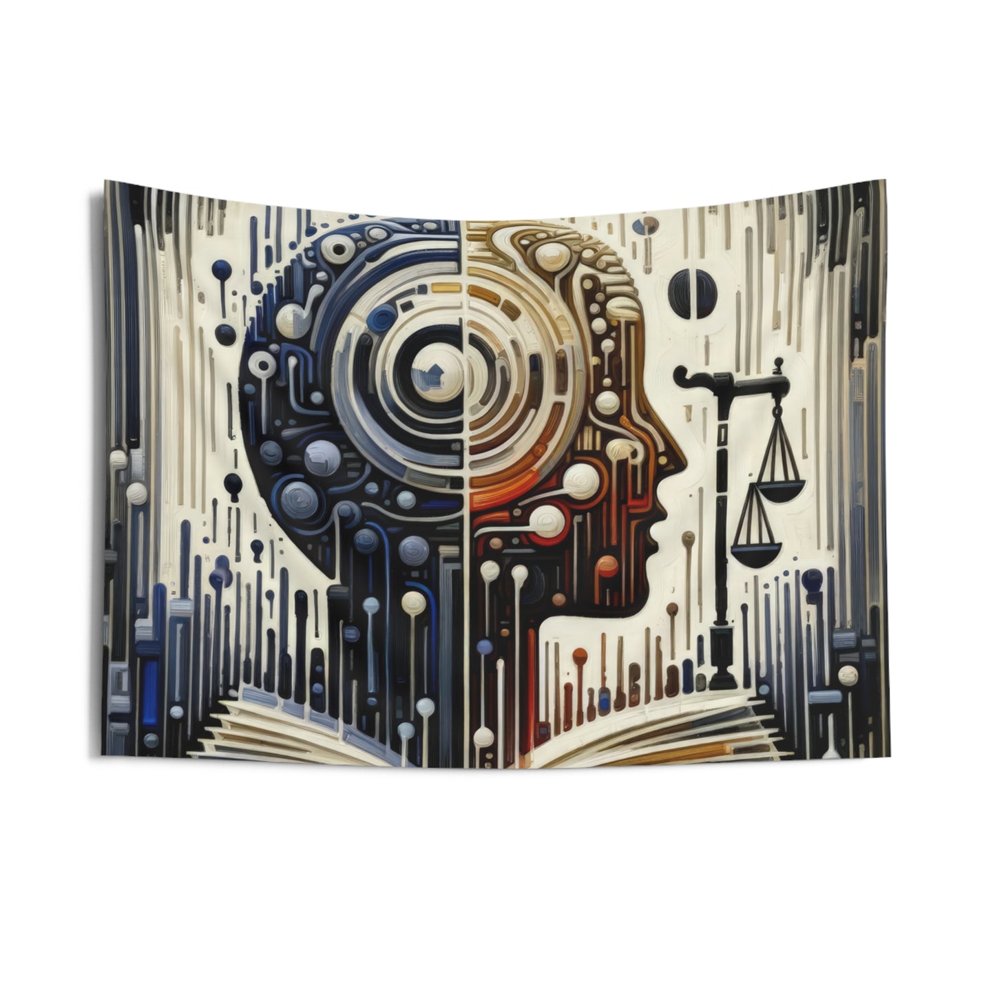 Critique Analytical Deliberation Indoor Wall Tapestries