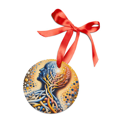 Unveiling Inner Essence Acrylic Ornament with Ribbon