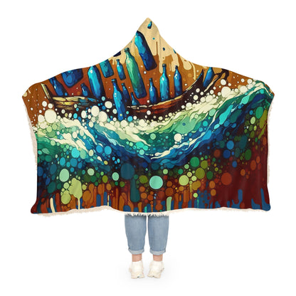 Oceanic Bottle Rescue Snuggle Blanket