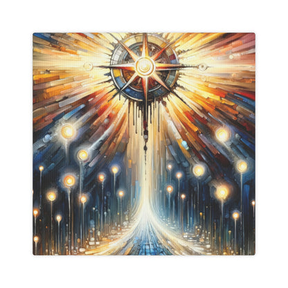 Wisdom Compass Journey Canvas Photo Tile