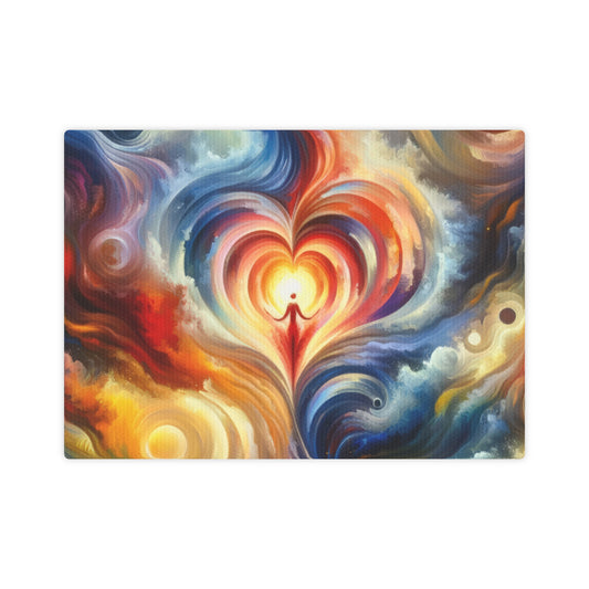 Unified Heart Journey Canvas Photo Tile