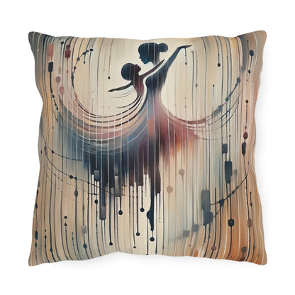 Rhythmic Heart Dance Outdoor Pillows