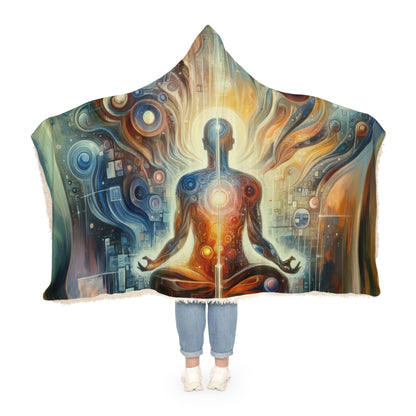 Technological Spiritual Synthesis Snuggle Blanket