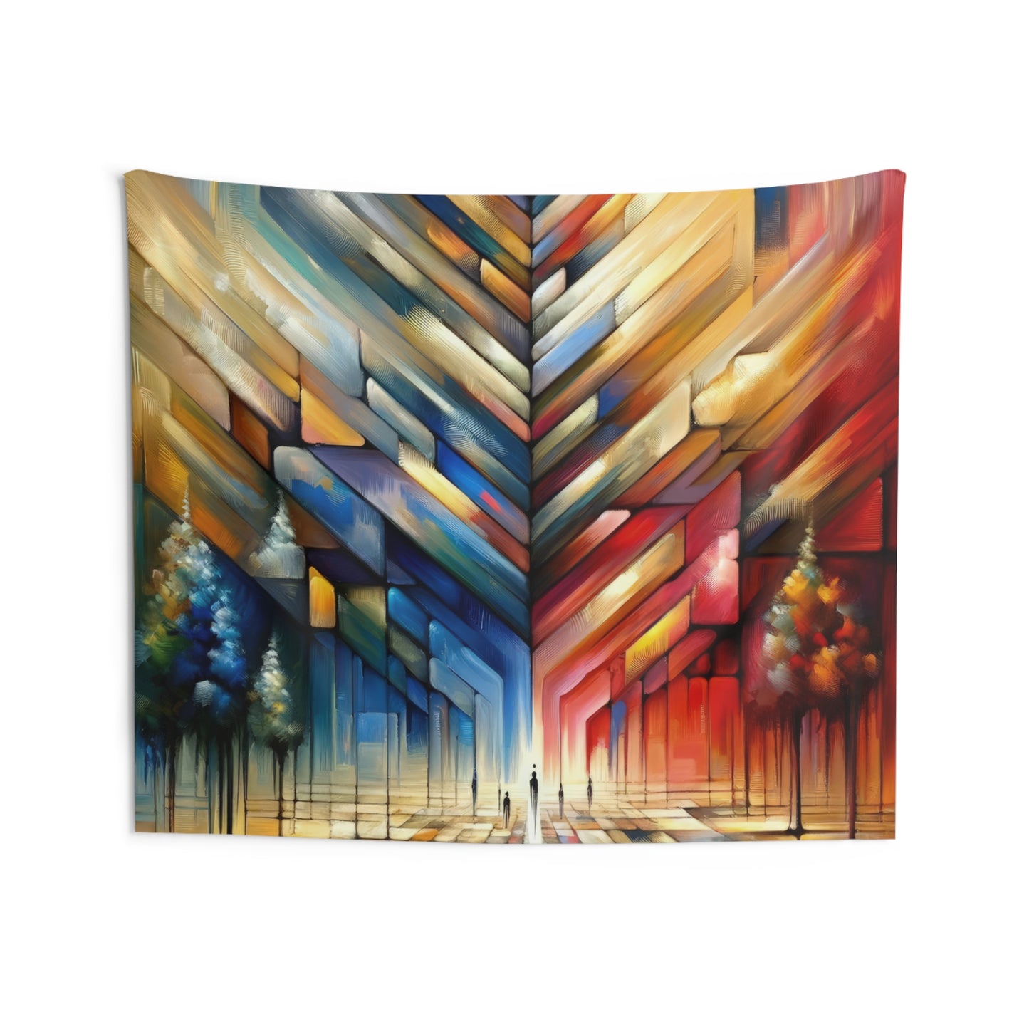 Anchored Tenets Abstraction Indoor Wall Tapestries