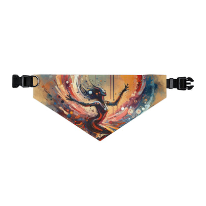 Decision Dance Tachism Pet Bandana Collar
