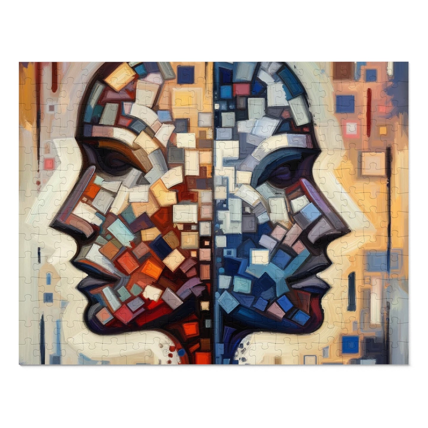 Identity Tachism Intersection Jigsaw Puzzle (30, 110, 252, 500,1000-Piece)