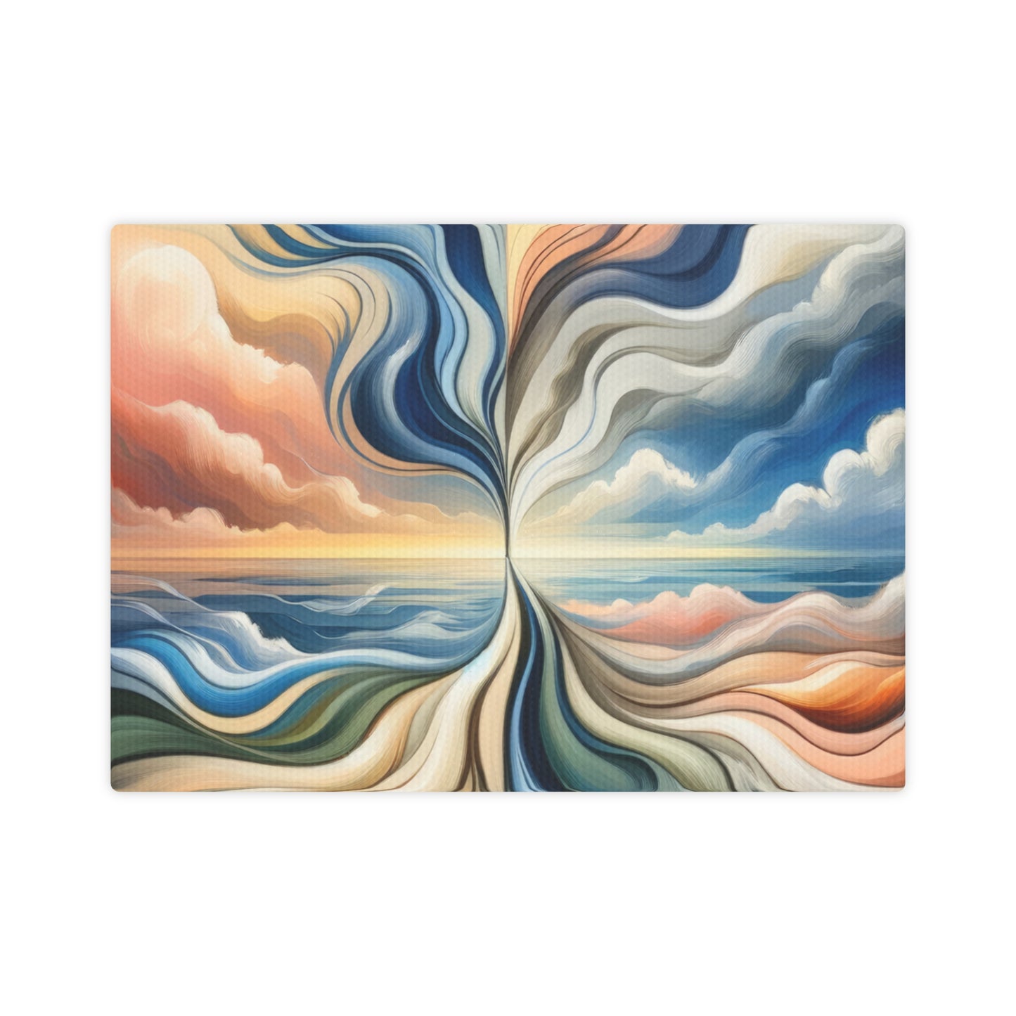 Tachism Confluence Harmony Canvas Photo Tile