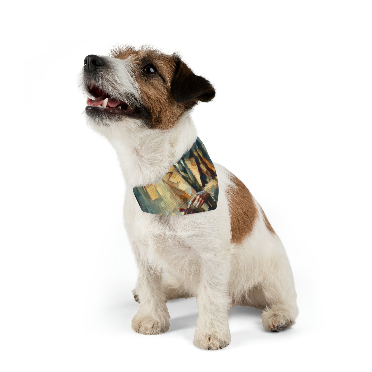 Urban Tachism Encounter Pet Bandana Collar