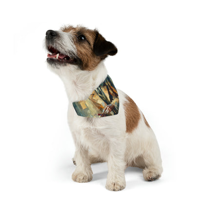 Urban Tachism Encounter Pet Bandana Collar