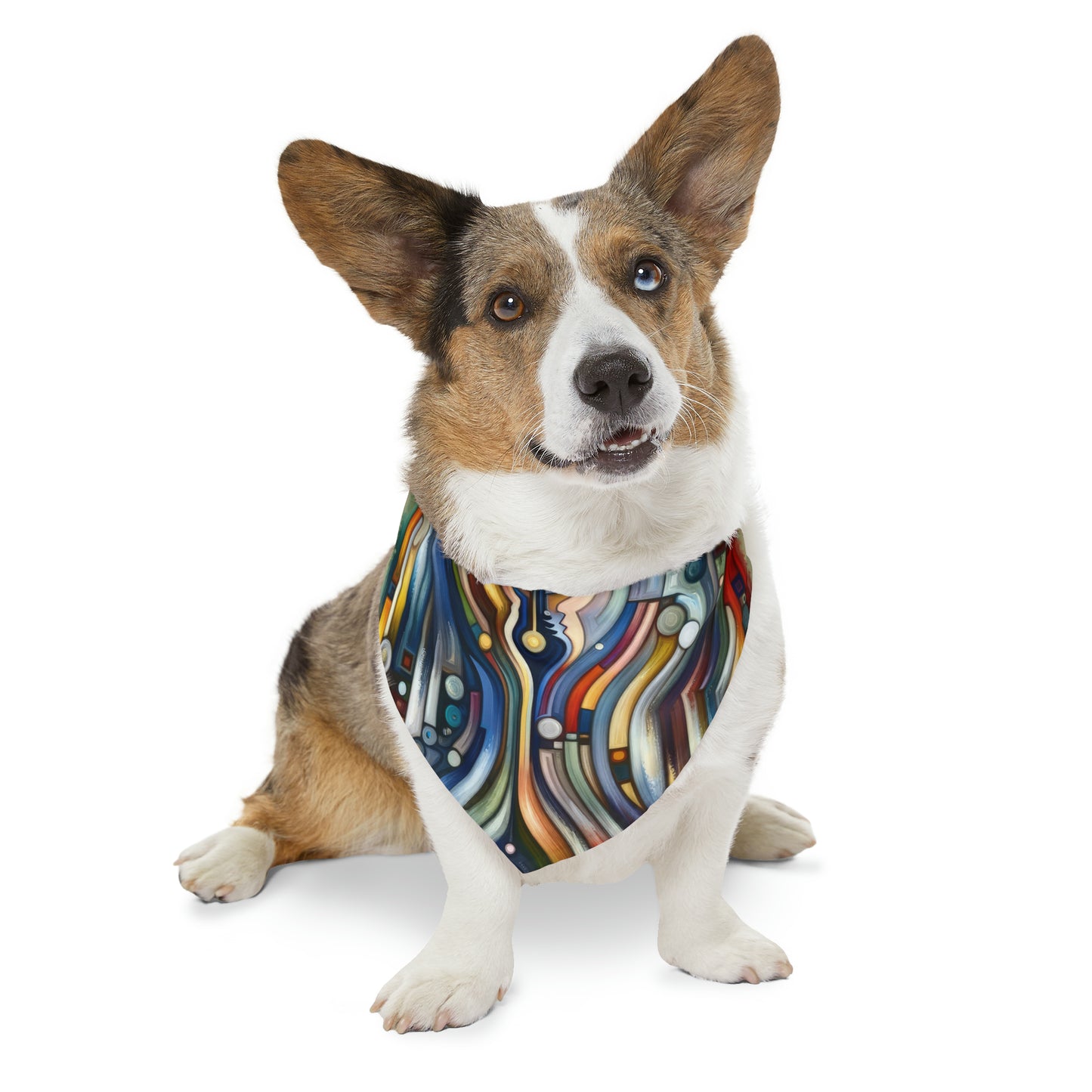 Embracing Faceted Unity Pet Bandana Collar