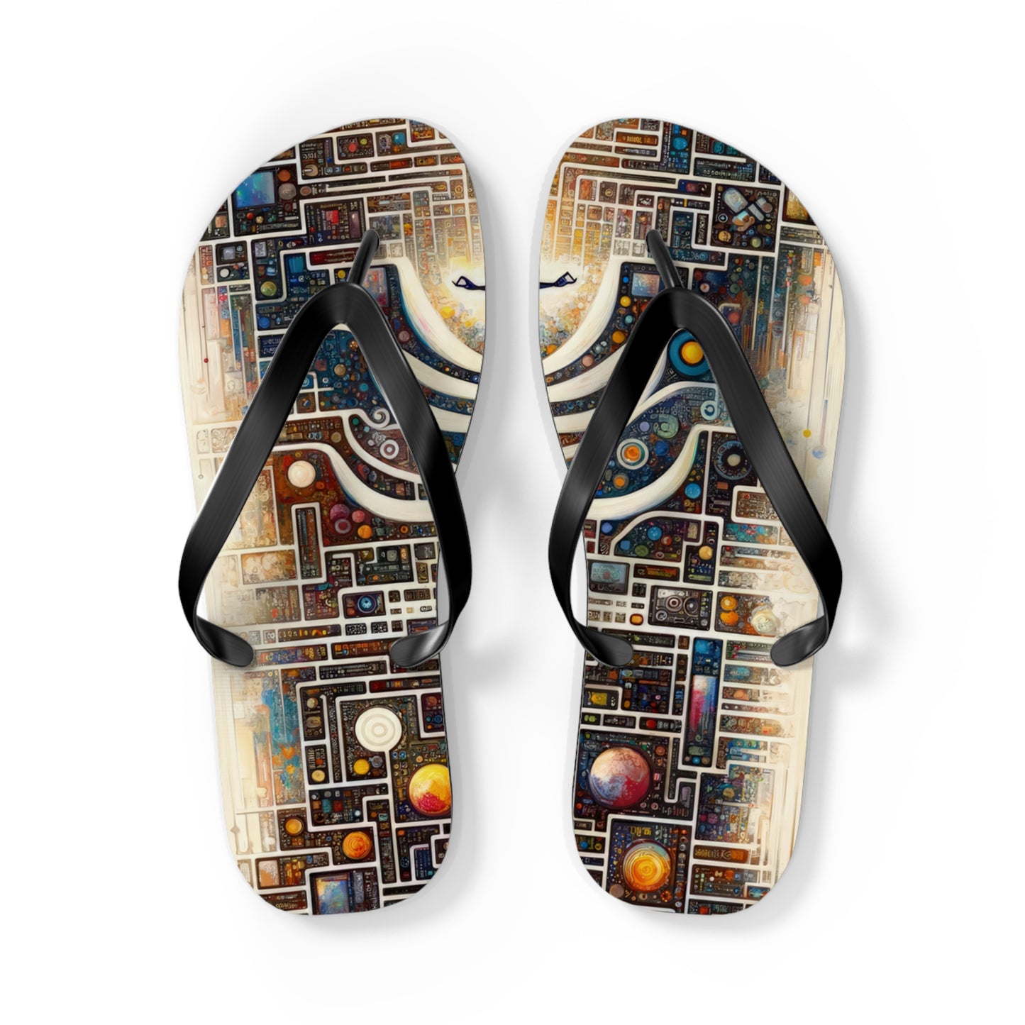 Syncing Silicon Spirituality Flip Flops
