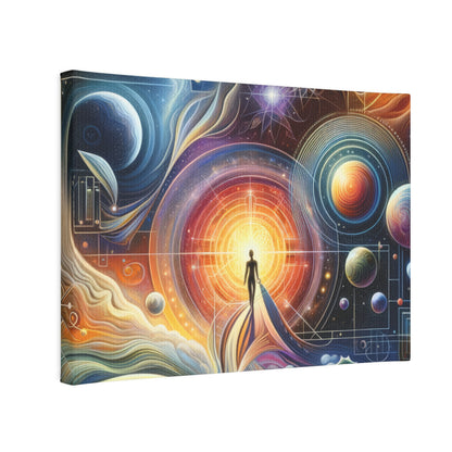 Unified Cosmic Alignment Canvas Photo Tile