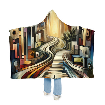 Relatable Journey Abstraction Snuggle Blanket