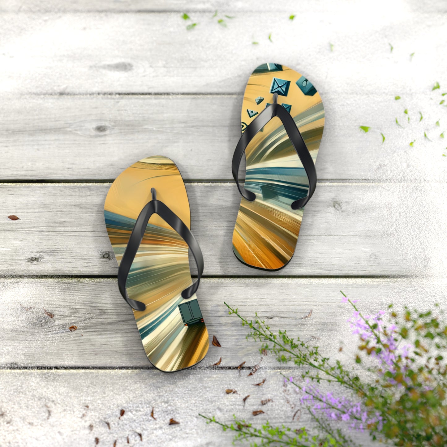 Meditative Commute Flow Flip Flops