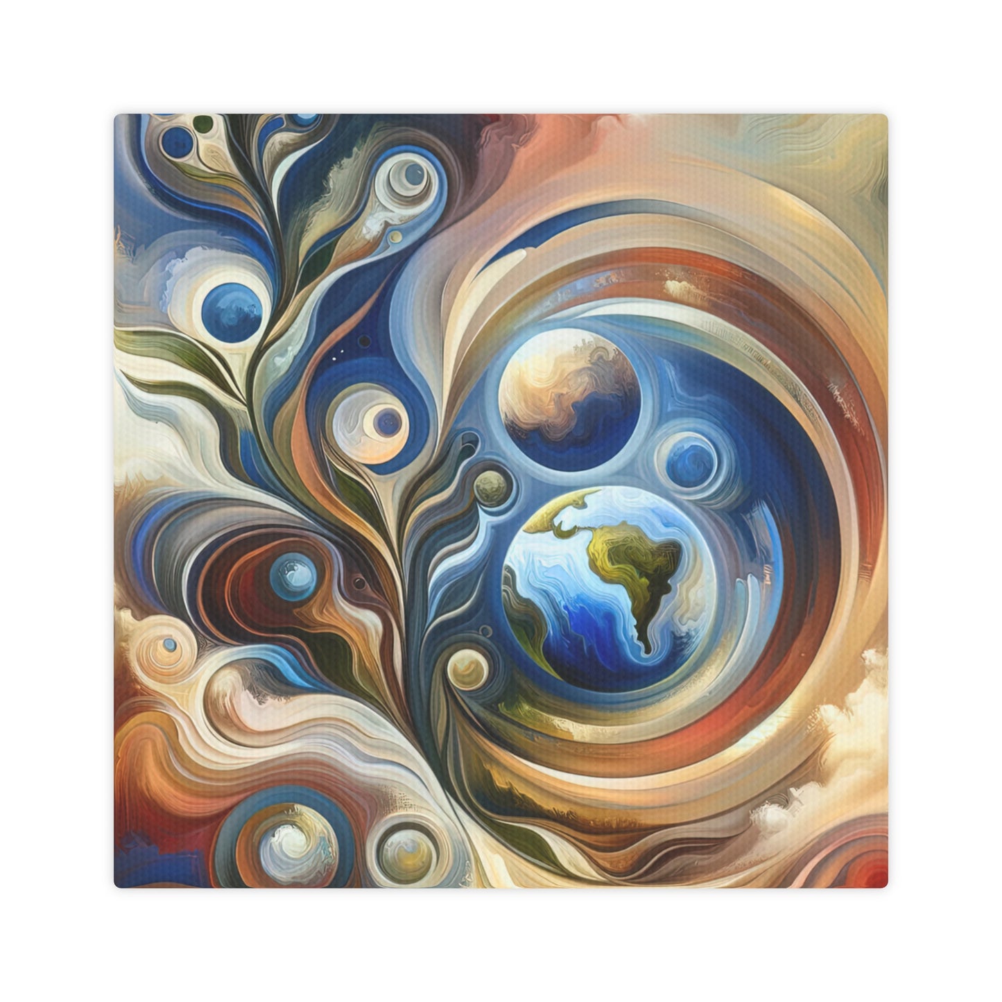 Esoteric Nurturing Gaia Canvas Photo Tile