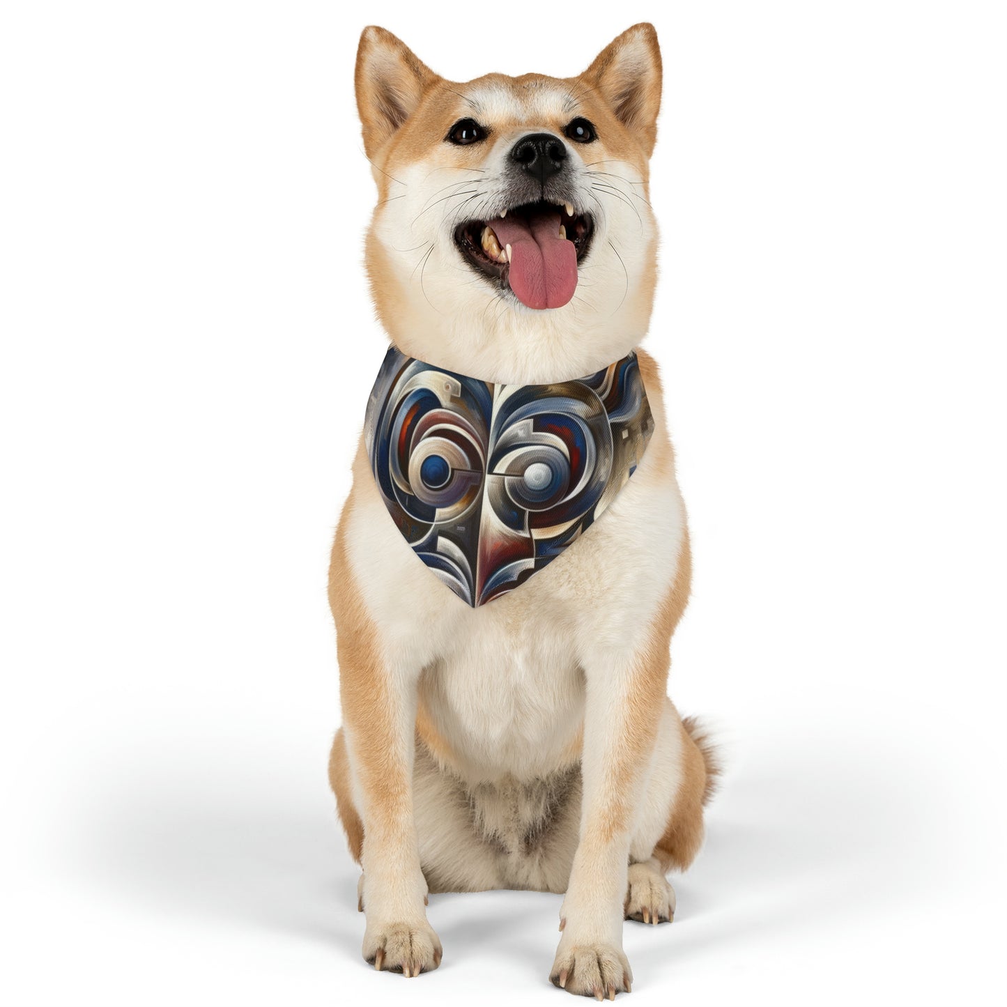 Wisdom Confluence Tachism Pet Bandana Collar