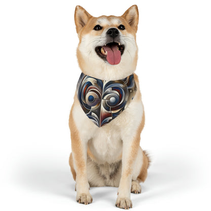 Wisdom Confluence Tachism Pet Bandana Collar