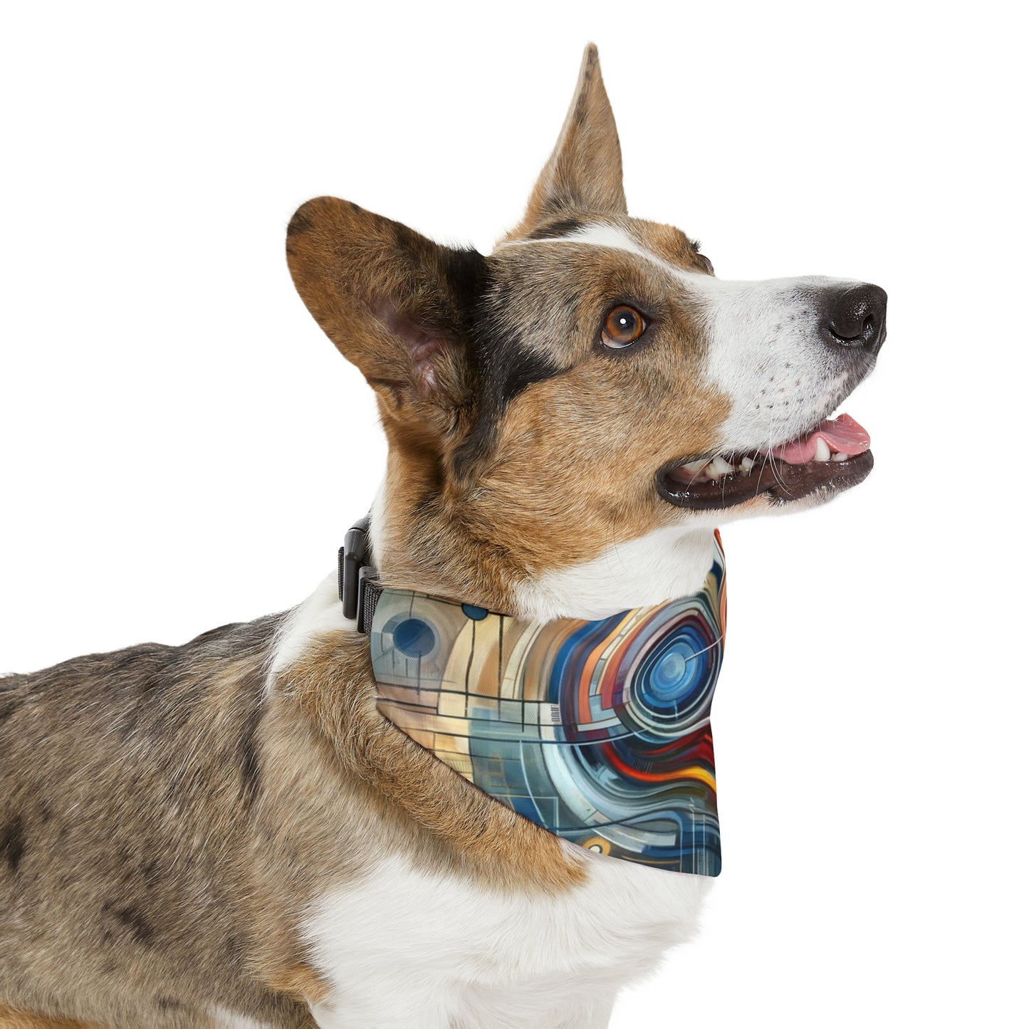 Techno Heart Harmony Pet Bandana Collar