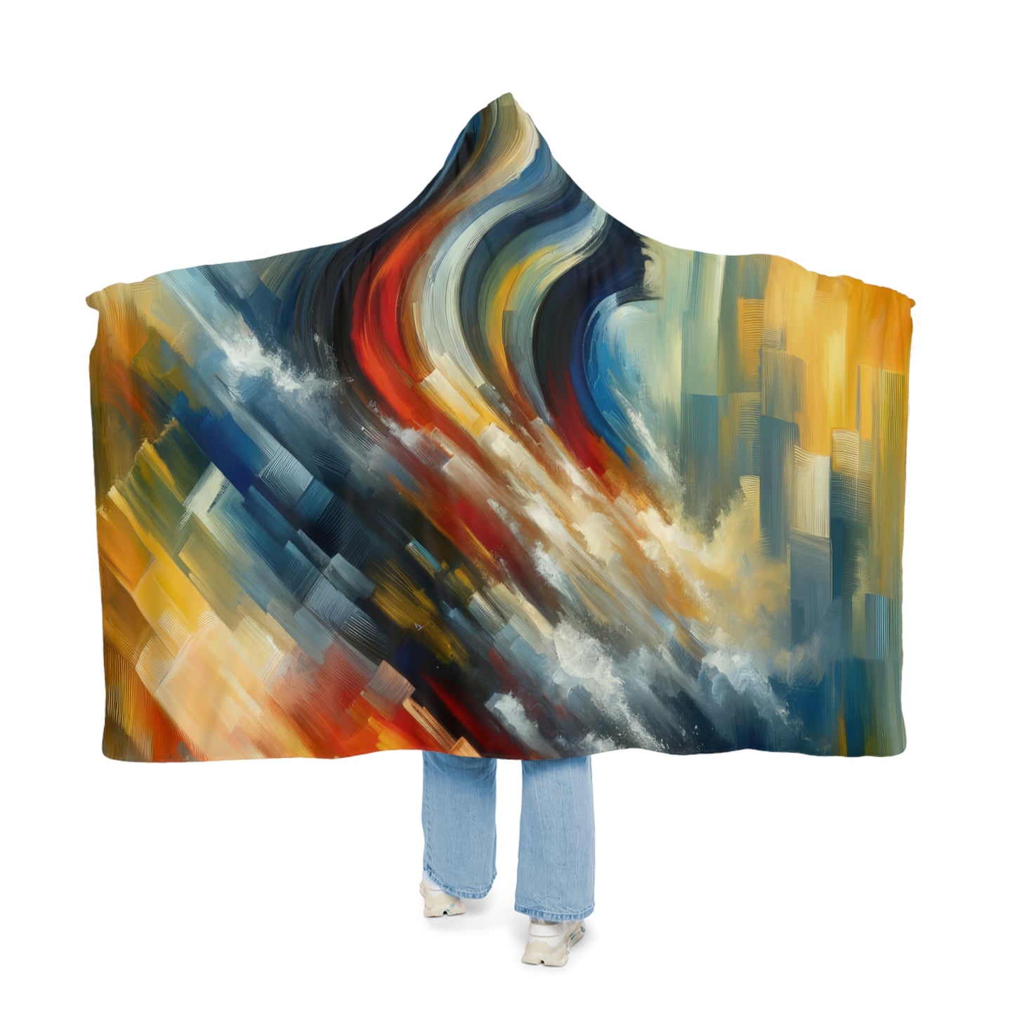 Persistence Force Abstract Snuggle Blanket