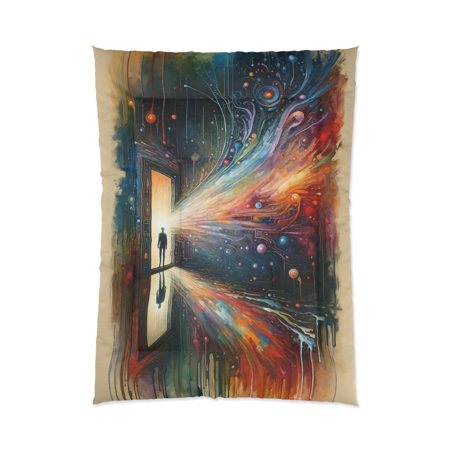 Mirror Wholeness Tachism Comforter