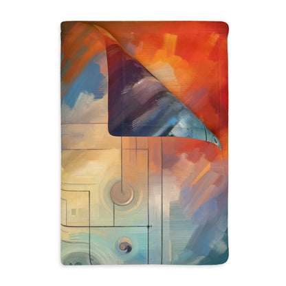 Tech Gratitude Fusion Velveteen Microfiber Blanket (Two-sided print)