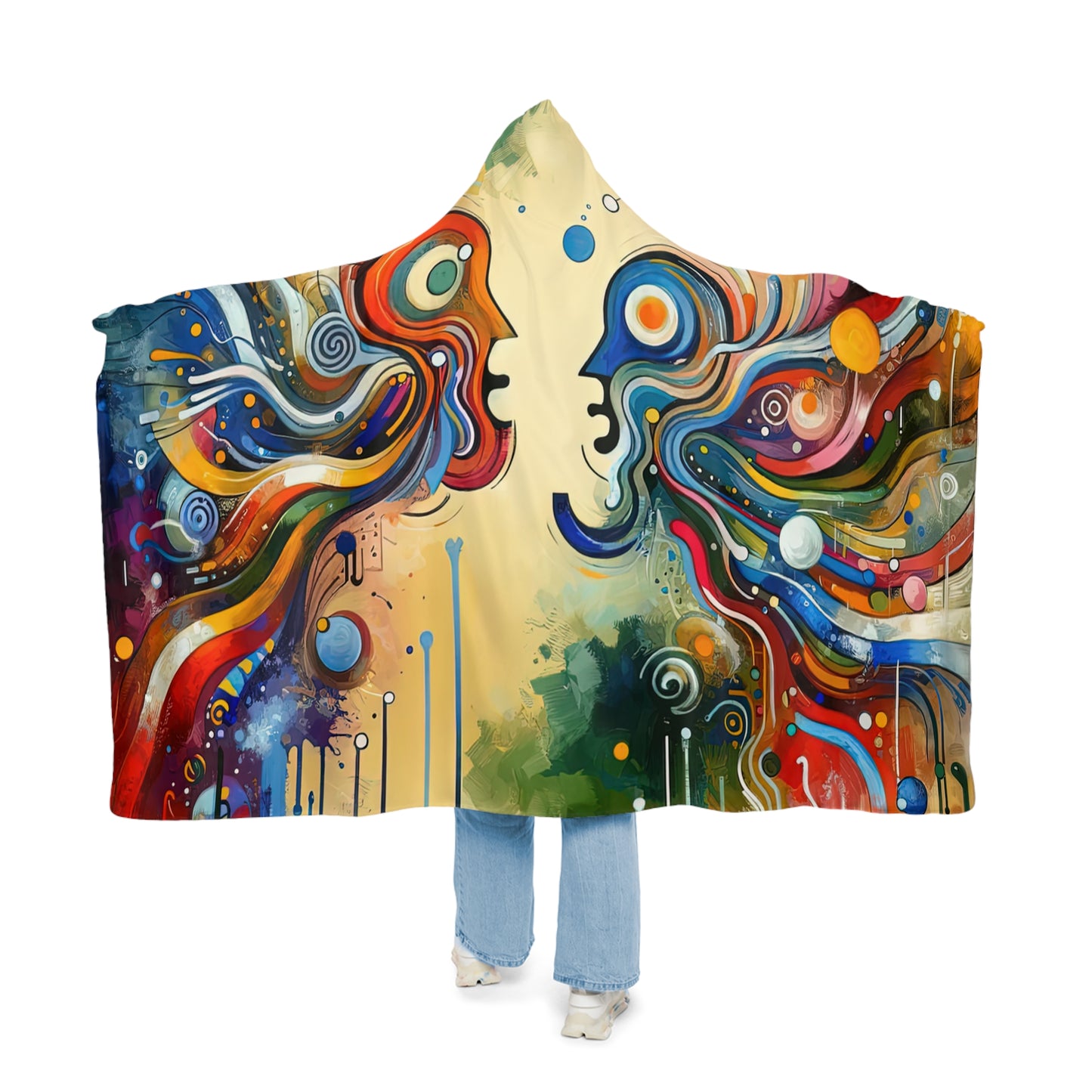 Conversational Catalyst Tachism Snuggle Blanket