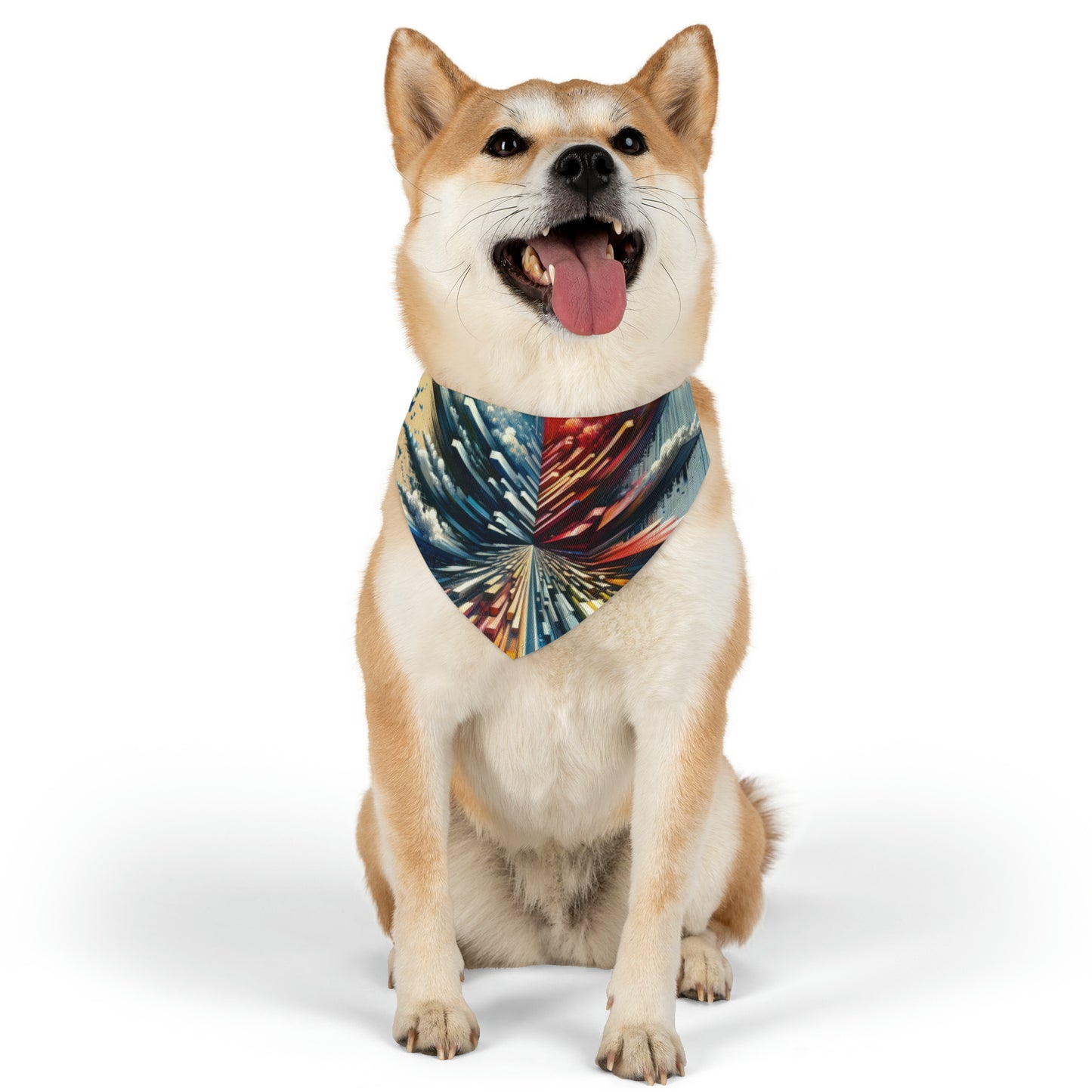 Rapid Perspective Shift Pet Bandana Collar