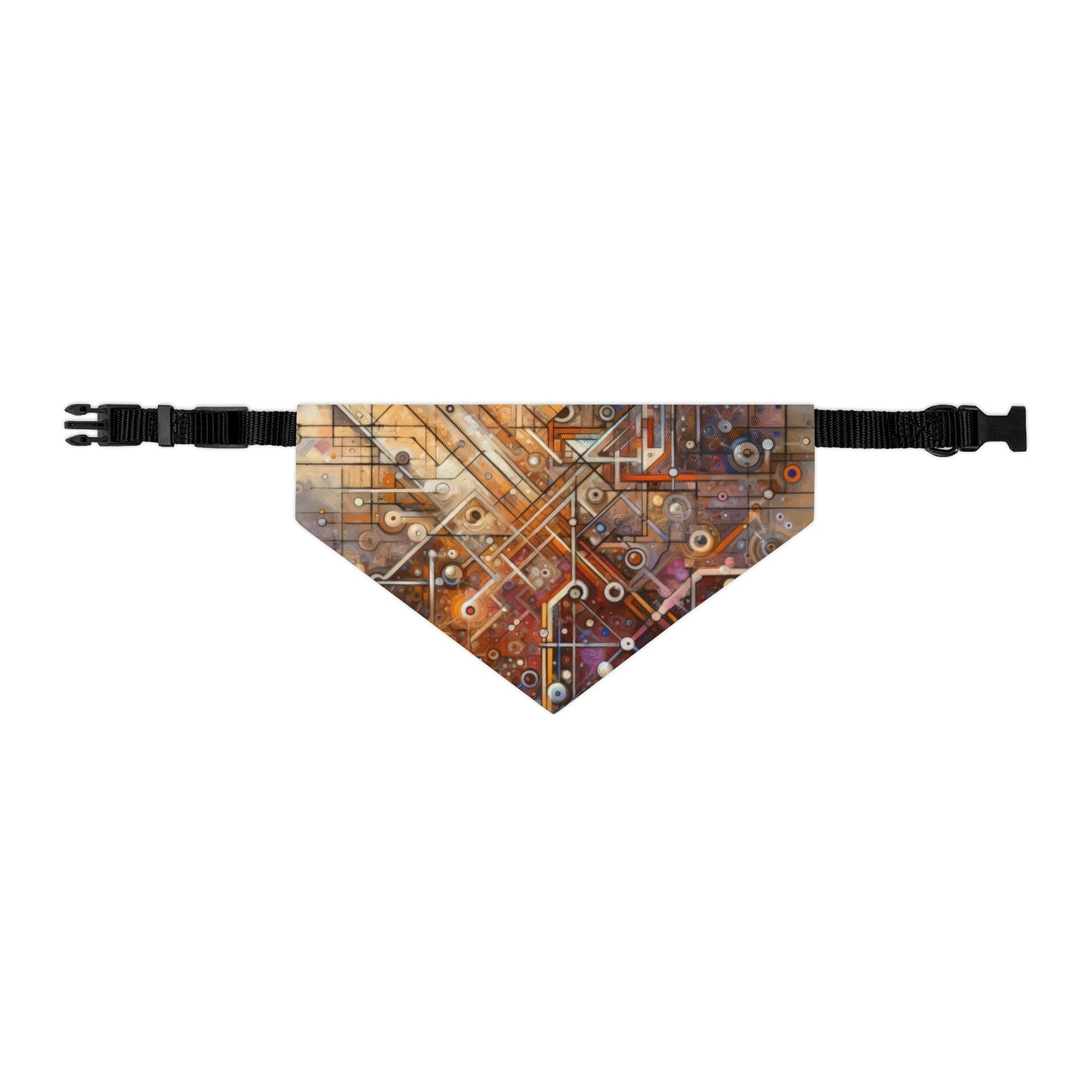 Abstract Structural Complexity Pet Bandana Collar