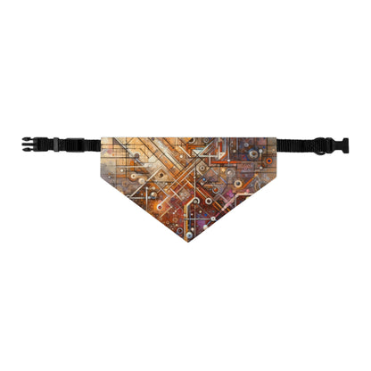 Abstract Structural Complexity Pet Bandana Collar