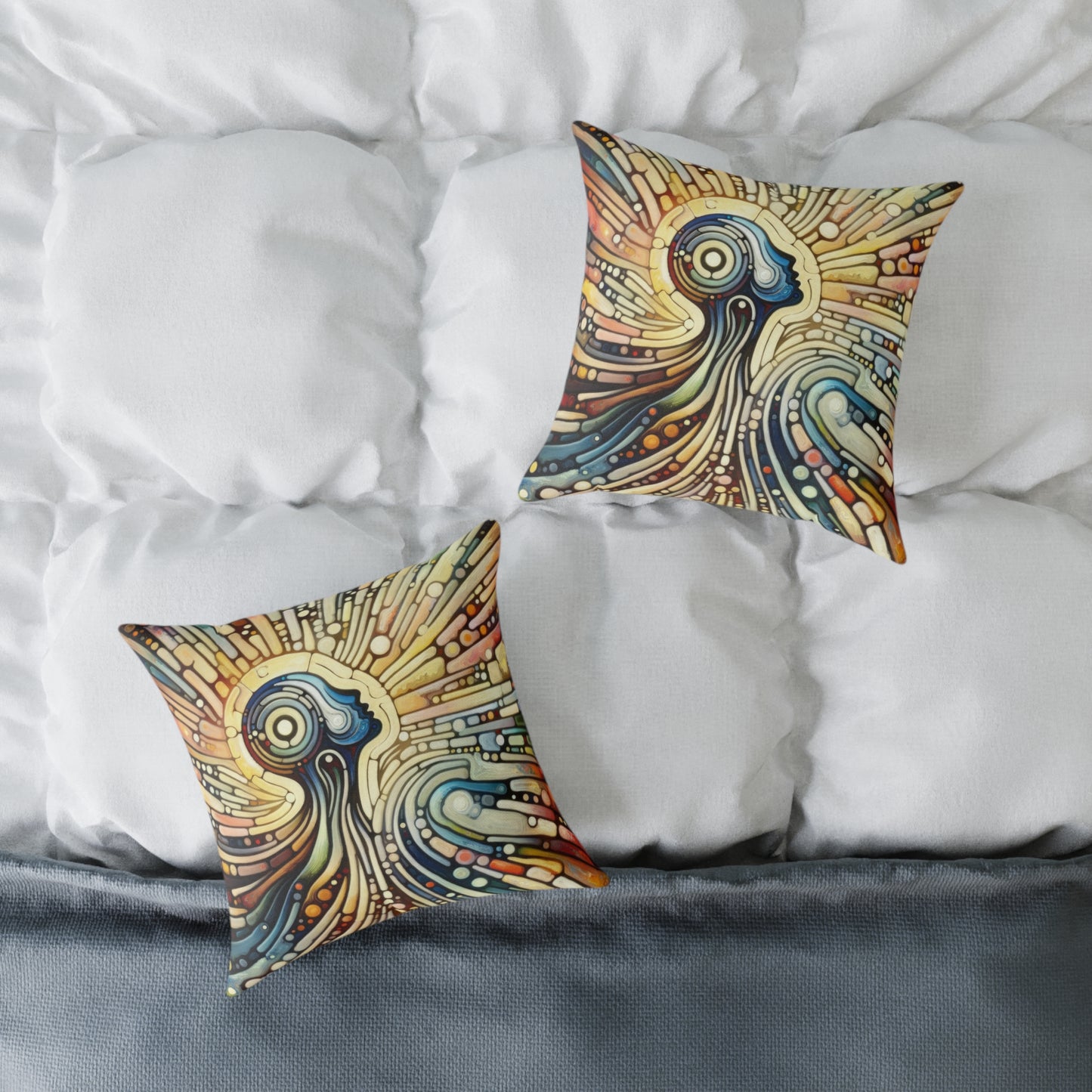 Inner Mosaic Kindness Spun Polyester Pillow
