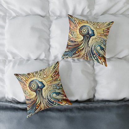 Inner Mosaic Kindness Spun Polyester Pillow