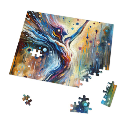 Journey Embrace Tachism Jigsaw Puzzle (30, 110, 252, 500,1000-Piece)