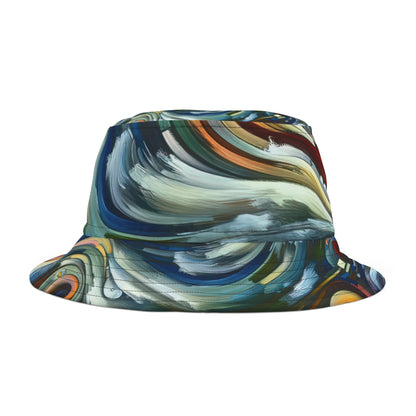 Gratitude Melodic Transformation Bucket Hat (AOP)