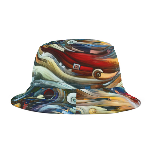 Gratitude Melodic Transformation Bucket Hat (AOP)