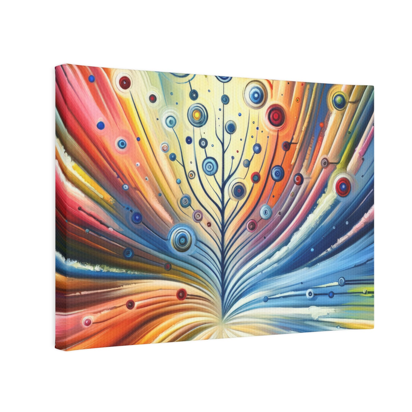 Sustainable Ripple Abstract Canvas Photo Tile