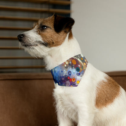 Humorous Unified Tachism Pet Bandana Collar