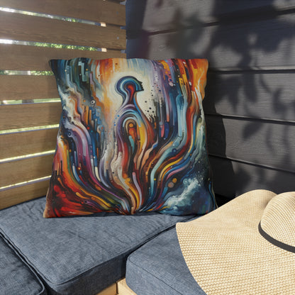 Threshold Collective Consciousness Outdoor Pillows