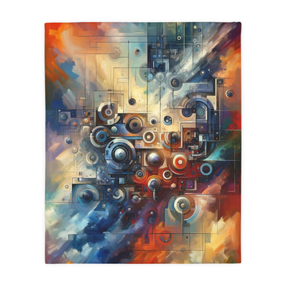 Tech Gratitude Fusion Velveteen Microfiber Blanket (Two-sided print)