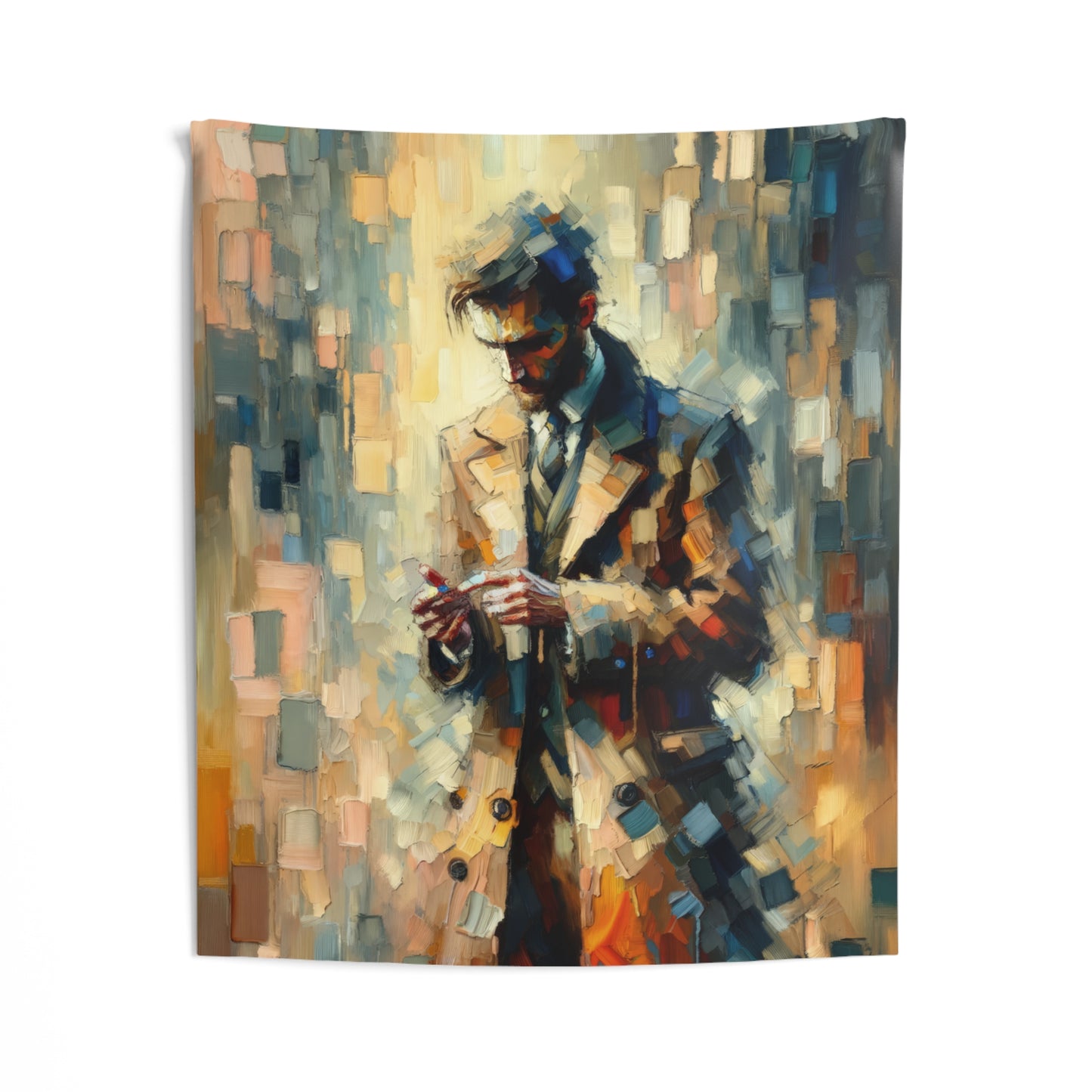 Urban Tachism Encounter Indoor Wall Tapestries