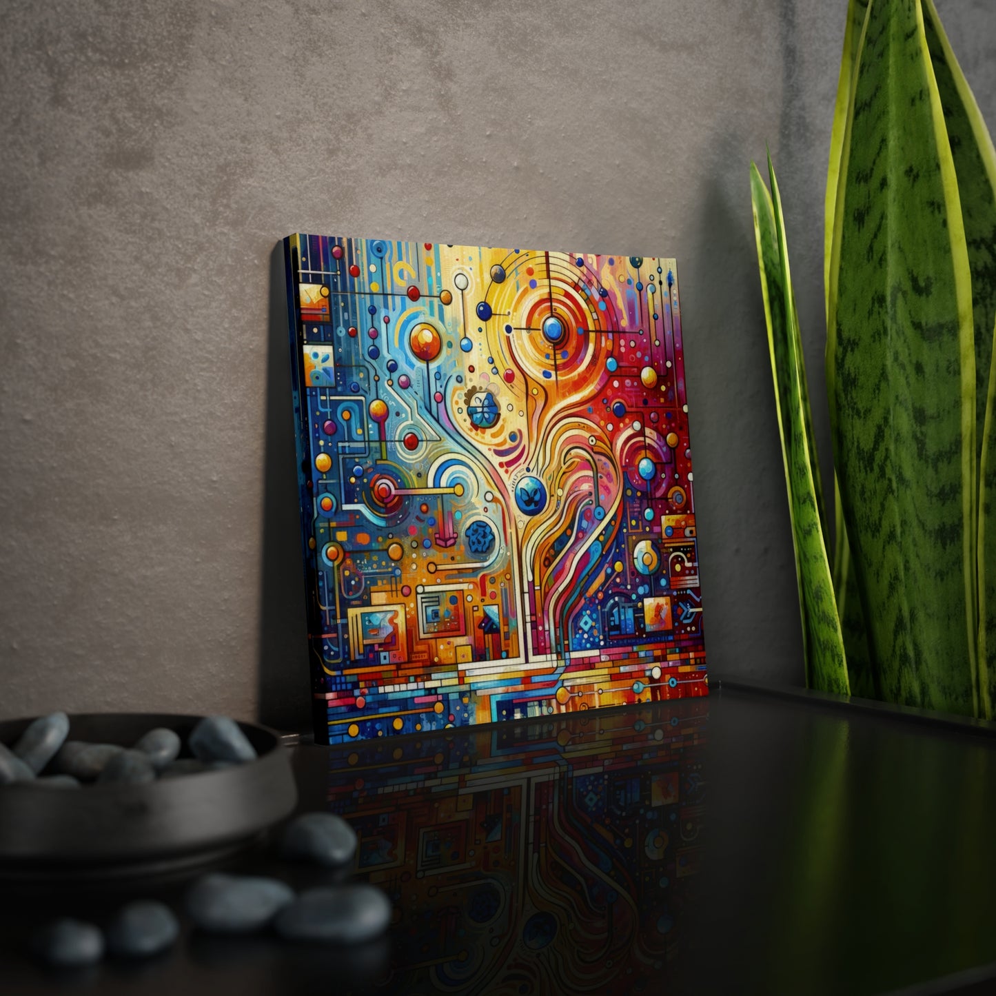 Supportive Divided Empathy Canvas Photo Tile