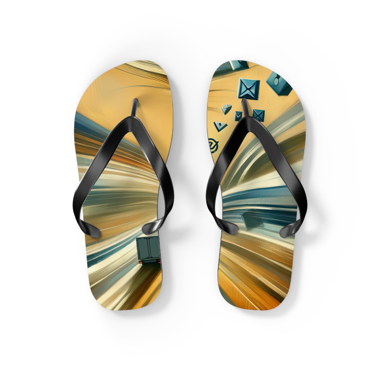 Meditative Commute Flow Flip Flops
