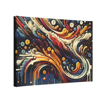 Abstract Financial Flux Canvas Photo Tile