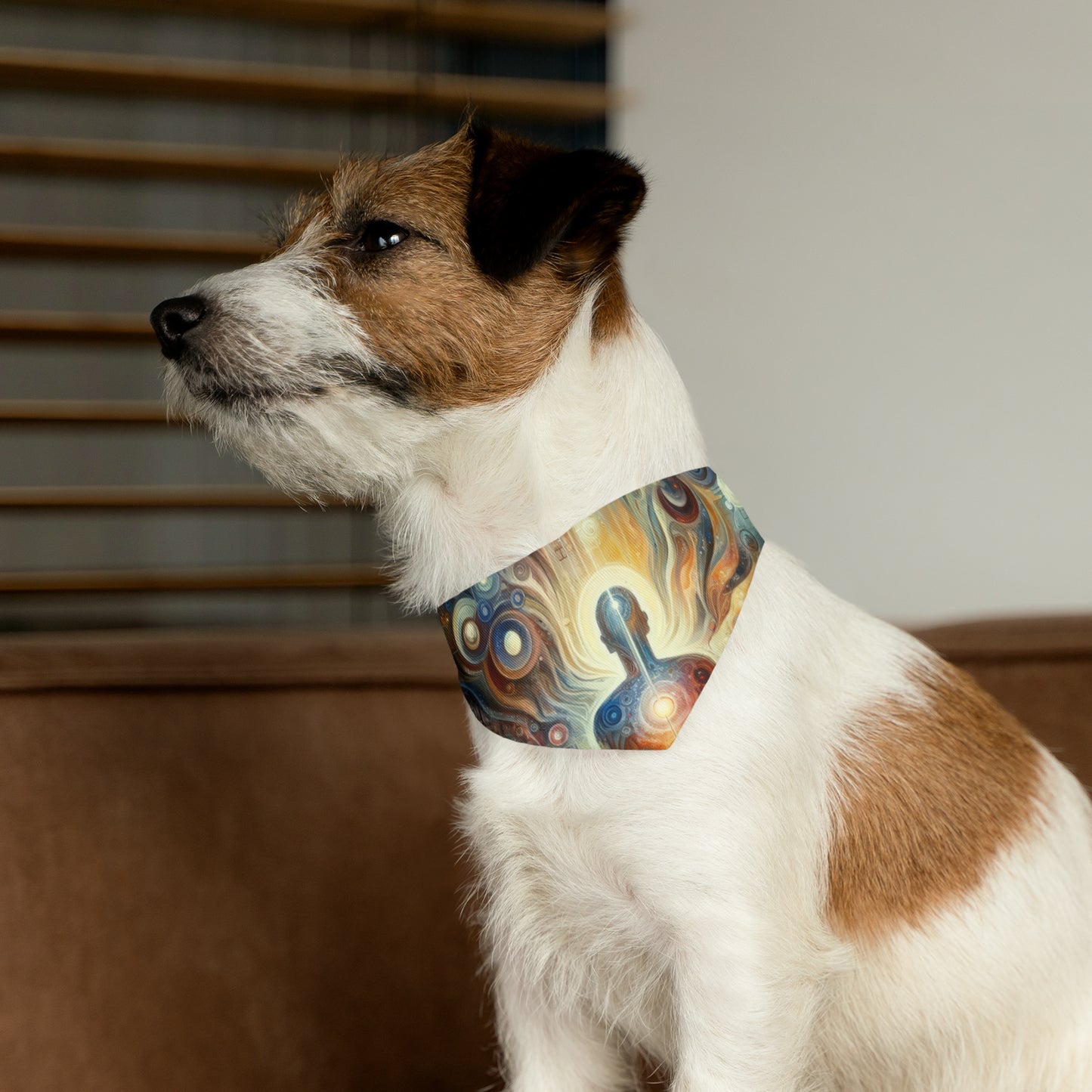 Technological Spiritual Synthesis Pet Bandana Collar